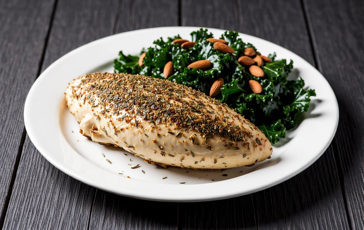 Kuřecí prsa v bylinkové krustě